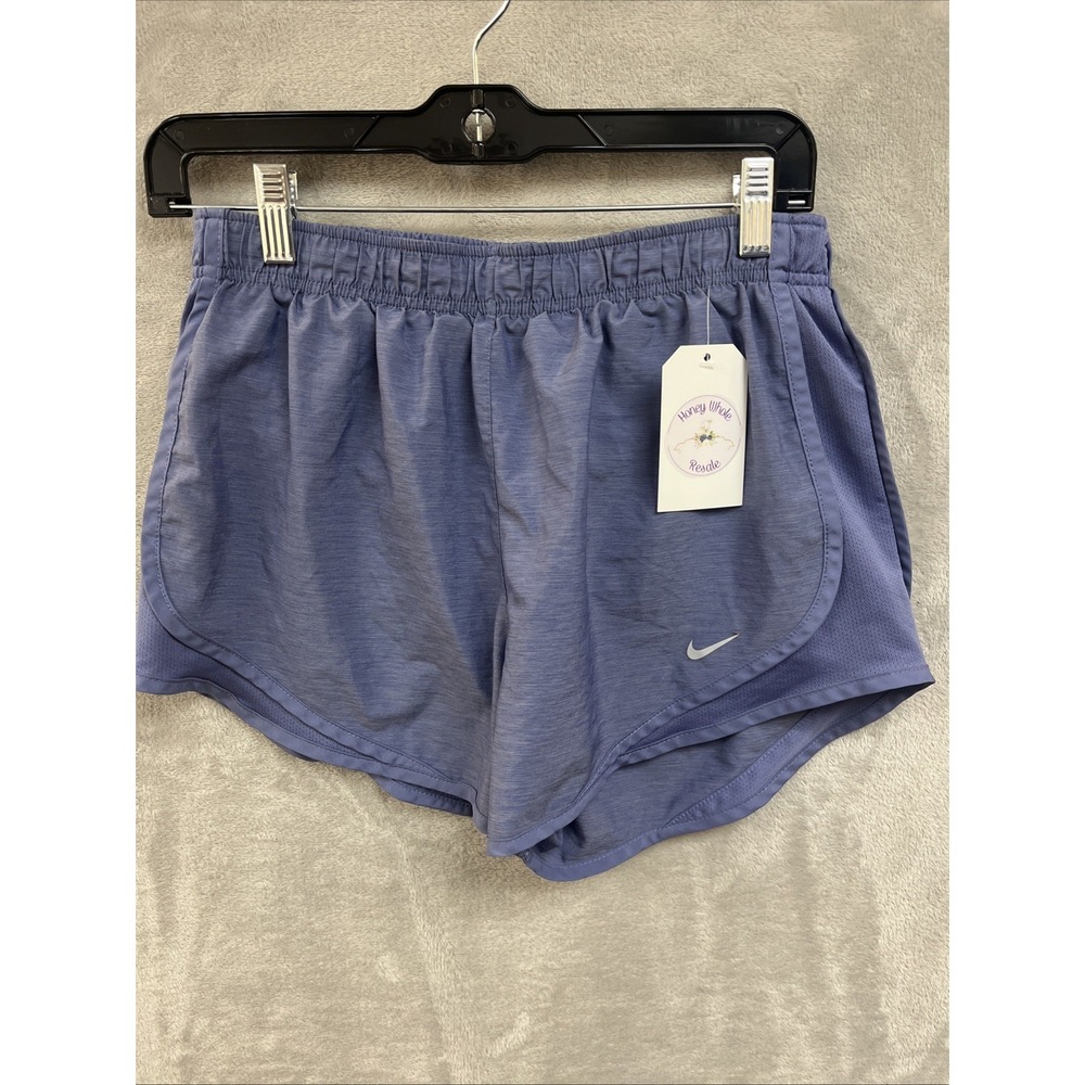 Nike Shorts Women's M Purple Running Lined‎ Workout Gym 3" Inseam Elastic Waist